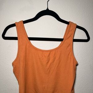 SHEIN Vibrant Orange Tank Top